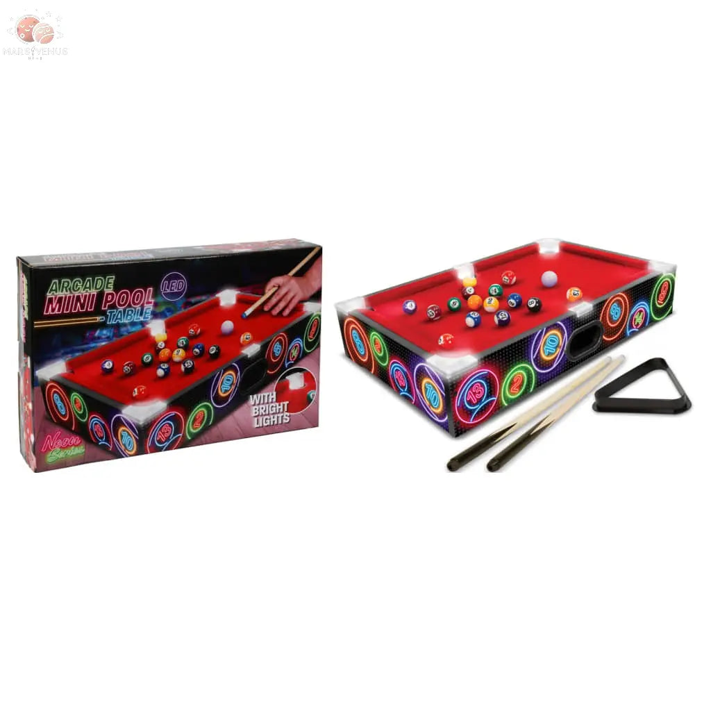 Tender Toys Table De Billard Avec Lumières Led 48,5X30X8,5 Cm Tender Toys