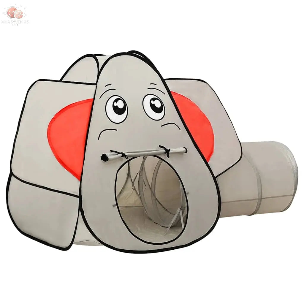 Tente De Jeu Pour Enfants 250 Balles Éléphant Gris 174X86X101Cm