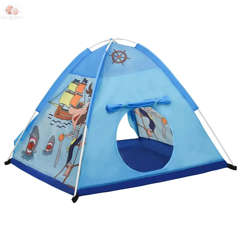 Tente De Jeu Pour Enfants Avec 250 Balles Bleu 120X120X90 Cm