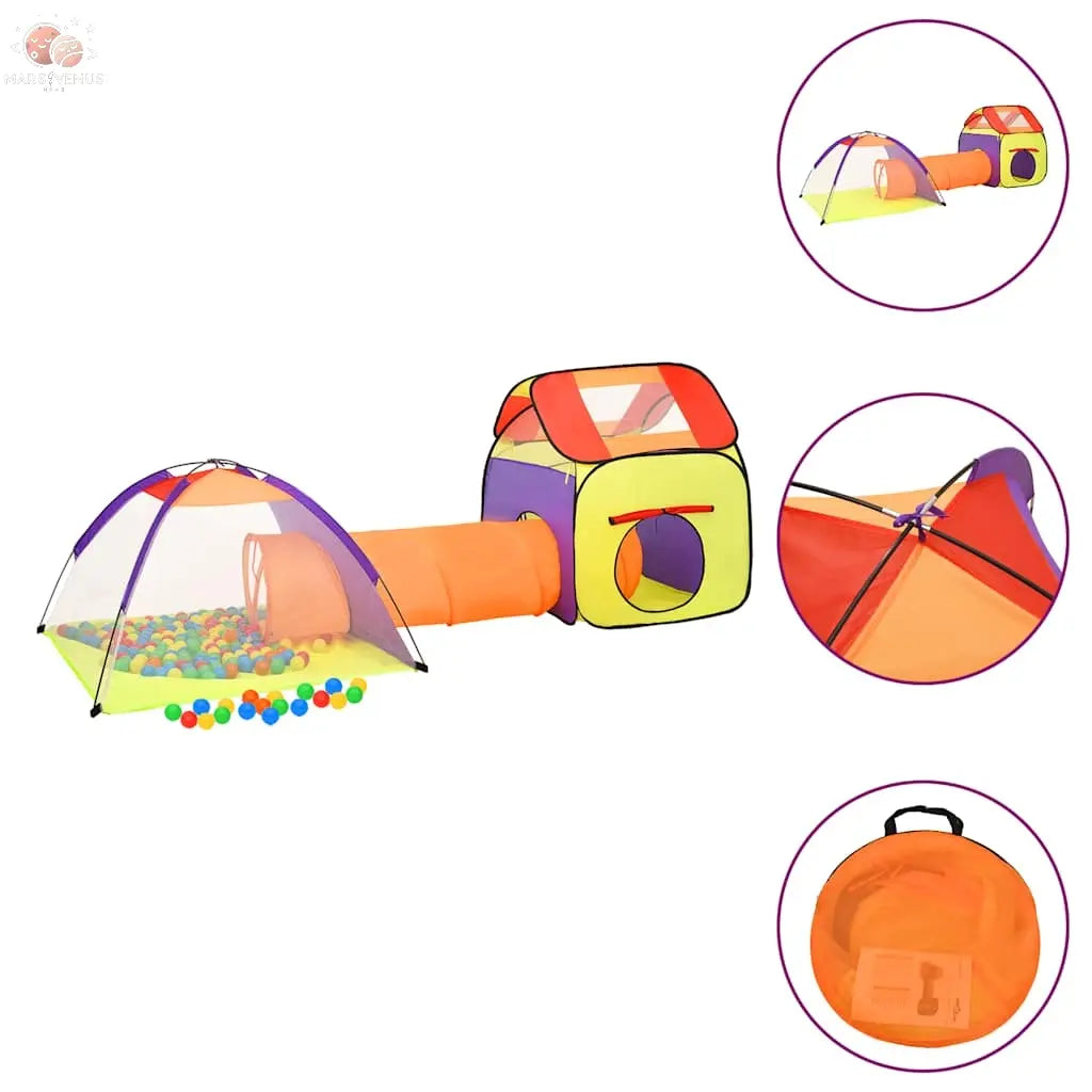 Tente De Jeu Pour Enfants Avec 250 Balles Multicolore