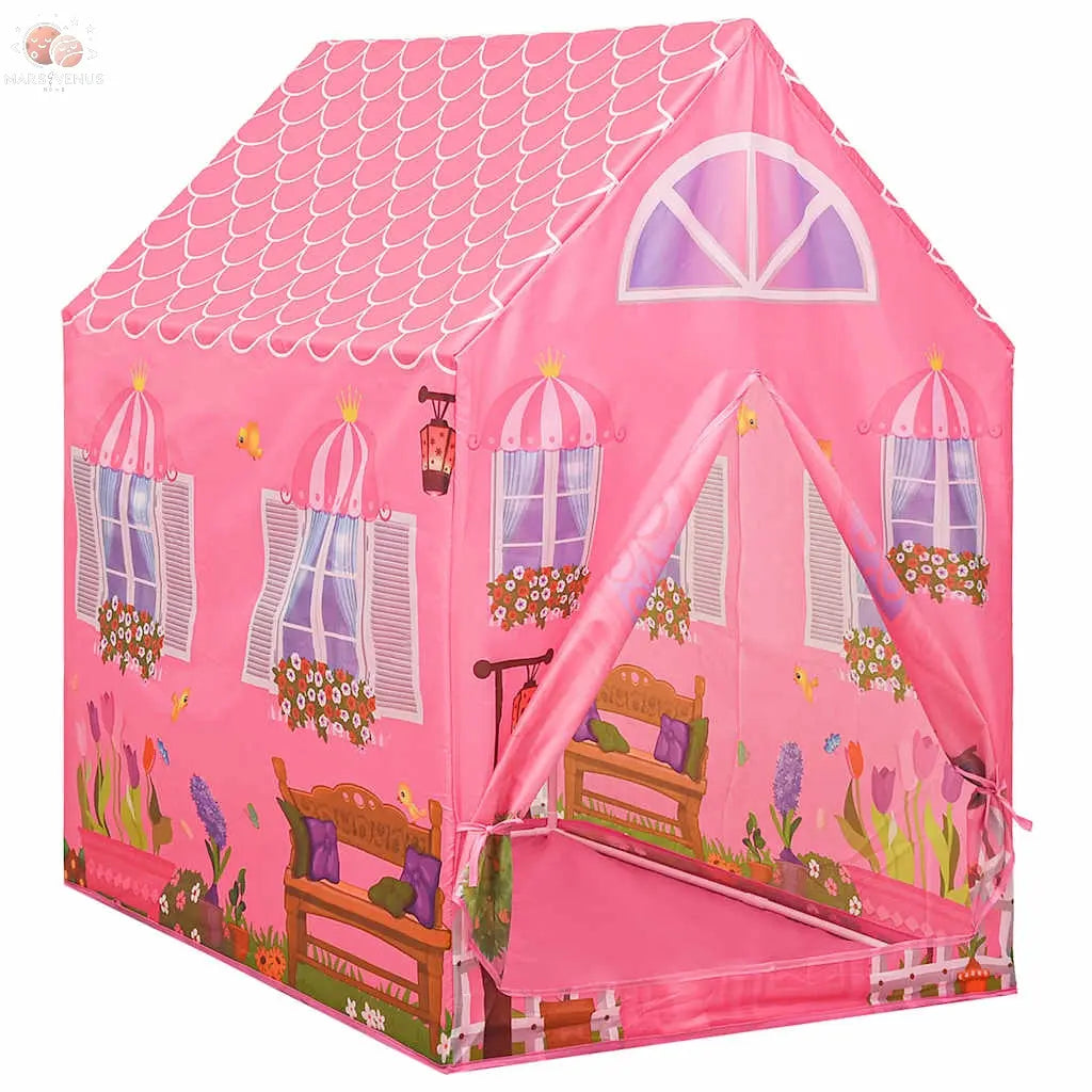 Tente De Jeu Pour Enfants Avec 250 Balles Rose 69X94X104 Cm