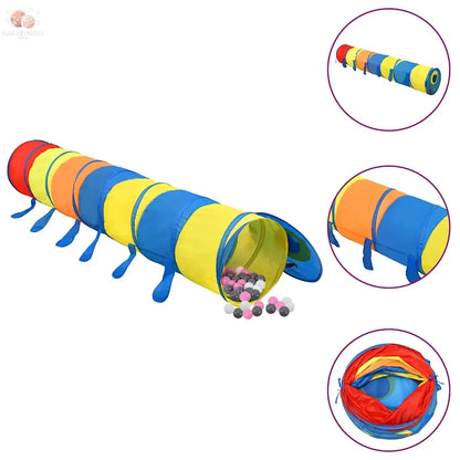 Tunnel De Jeu Pour Enfants Avec 250 Balles 45 Cm